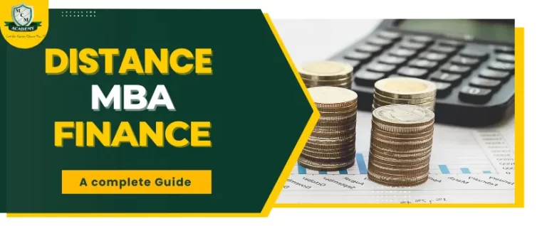 Distance MBA in Finance