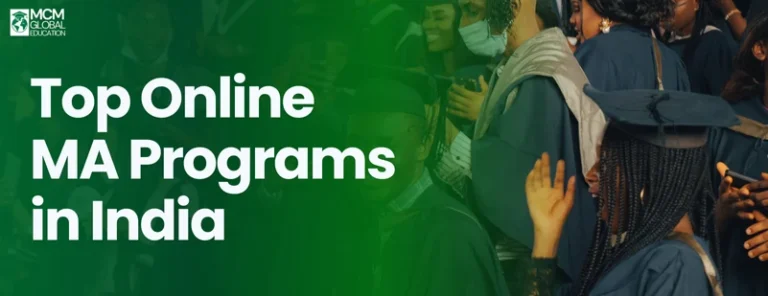 Online MA programs in India
