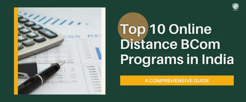 Top Distance BCom Colleges in India