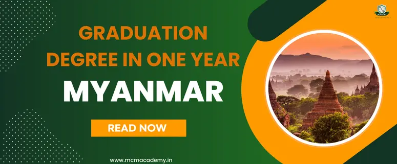 graduation degree in one year Myanmar