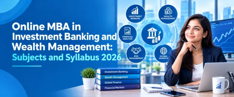 Online MBA in Investment Banking and Wealth Management