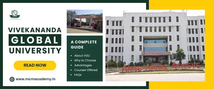 Vivekananda Global University Online Complete Guide