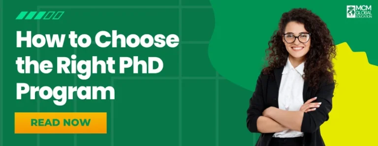 How to choose the right PhD program