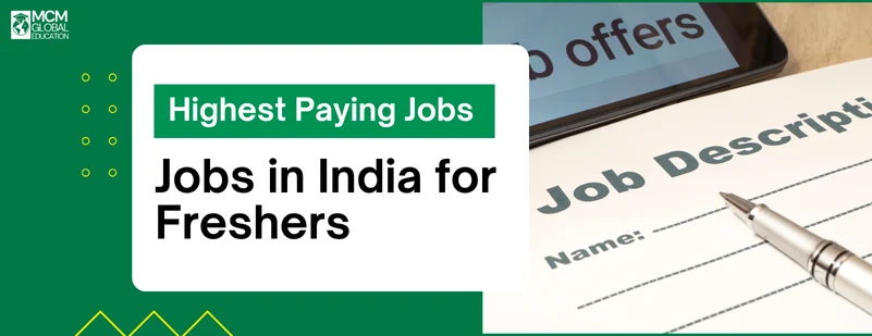 Highest paying jobs in India for freshers