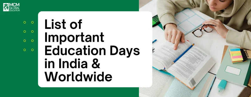 List of Important Education Days in India & Worldwide