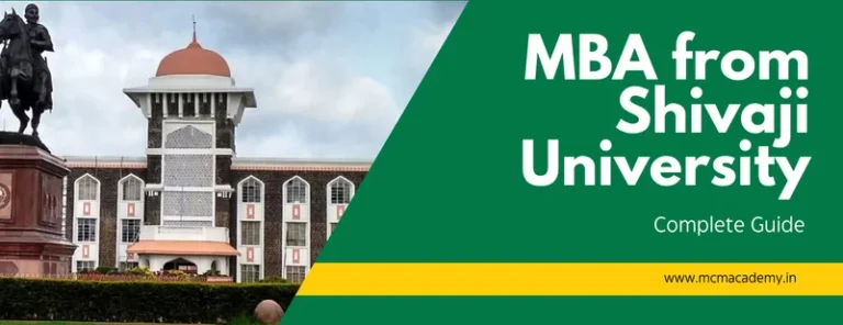 MBA from Shivaji University