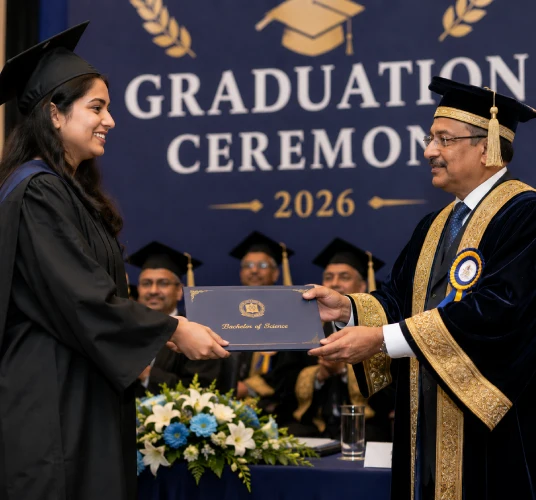 Graduation ceremony image