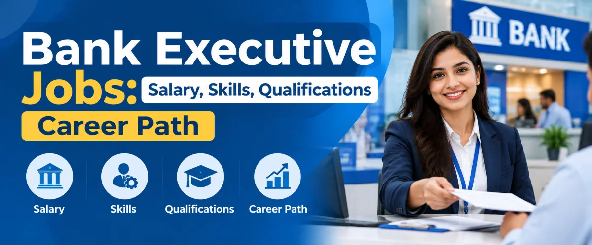 Bank executive jobs in India