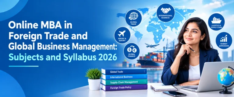 online MBA in Foreign Trade and Global Business Management