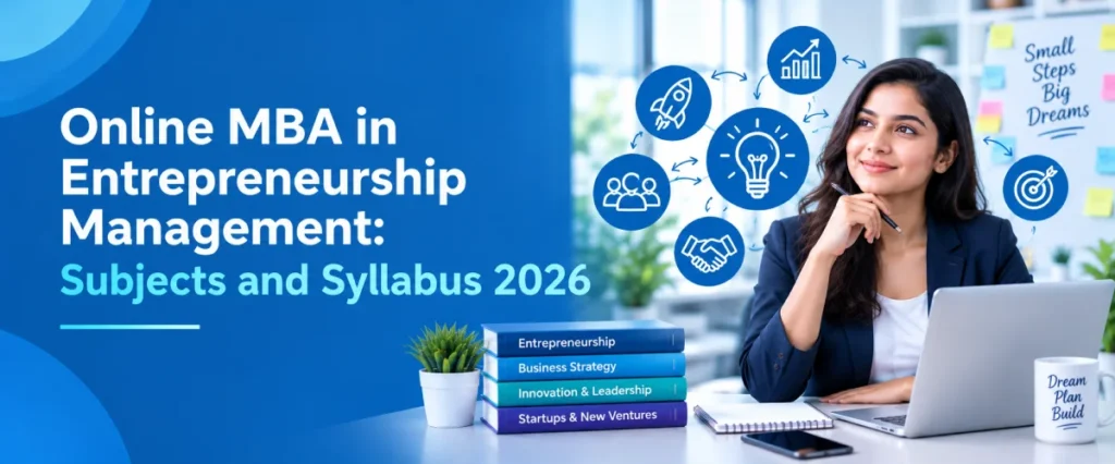 Online MBA in Entrepreneurship Management course