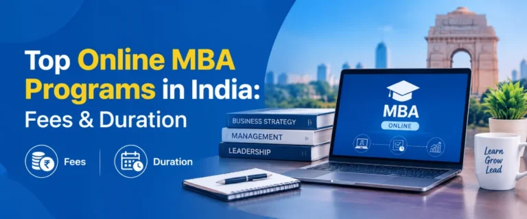 top online MBA programs in India