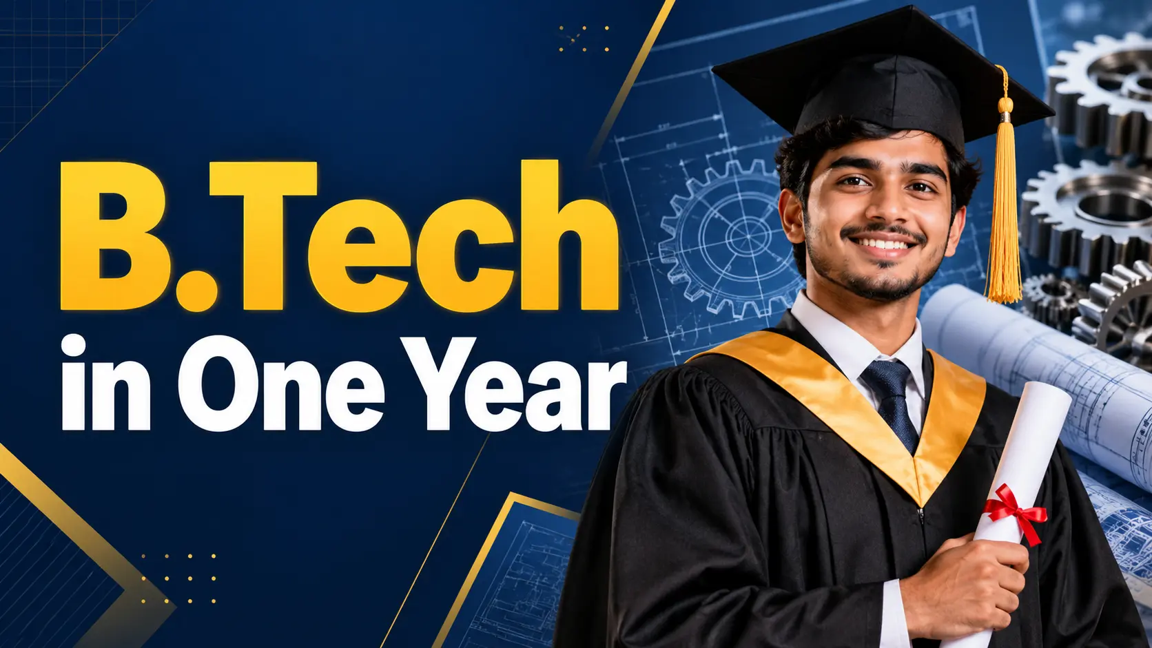 B.Tech in one year