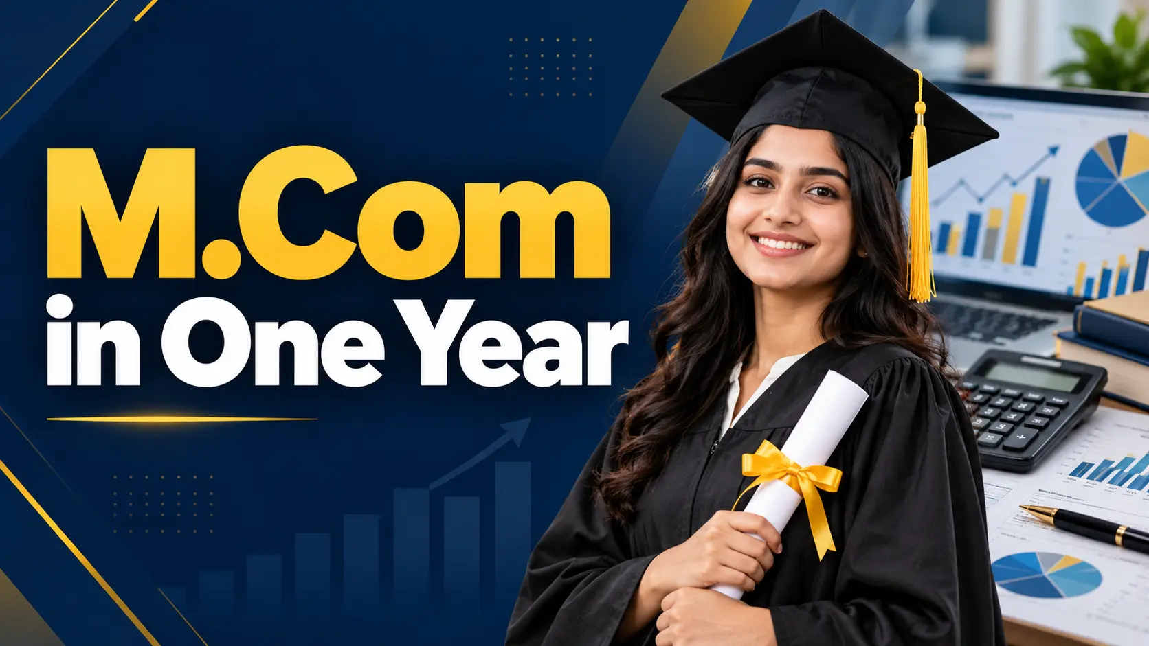 M.Com in one year