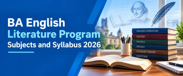 BA English Literature program