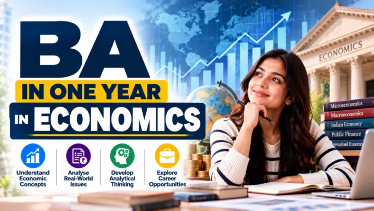 BA in one year in economics