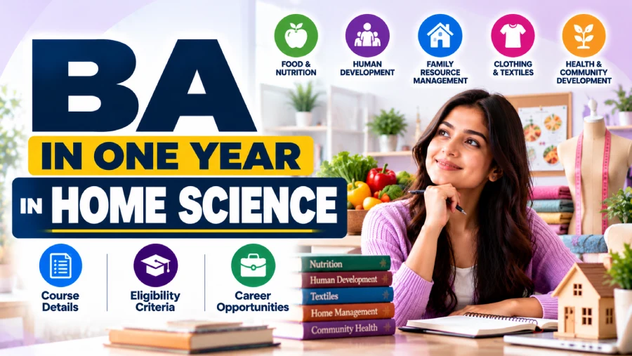 BA in one year in home science