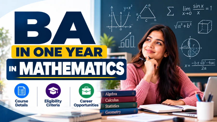 BA in one year in Mathematics