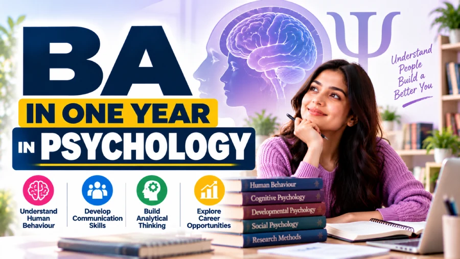 BA in one year in Psychology
