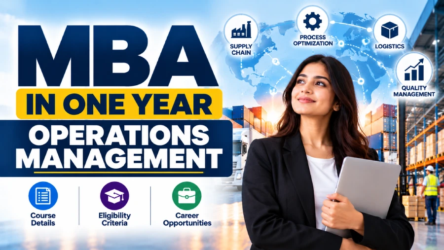 MBA in one year in operations management